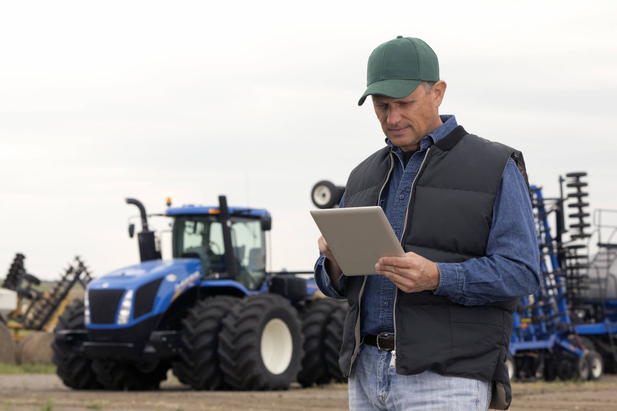 Farmer and Technology 